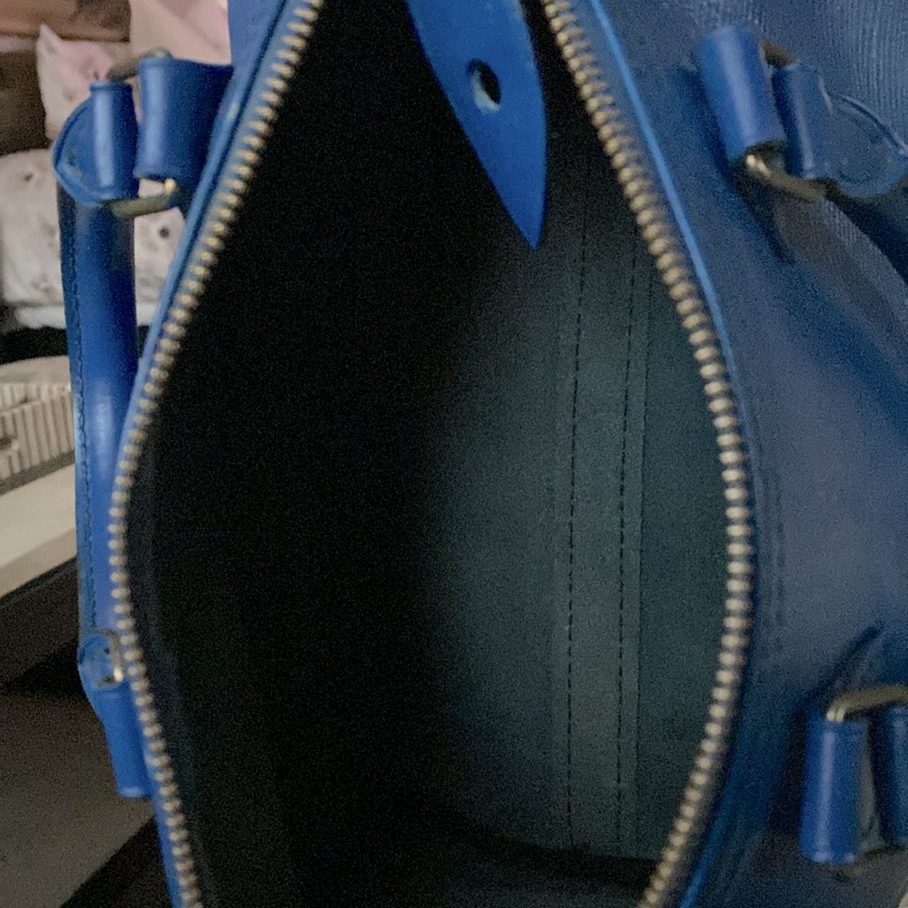 LOUIS VUITTON - EPI Cerulean Speedy - Picture 10 of 11